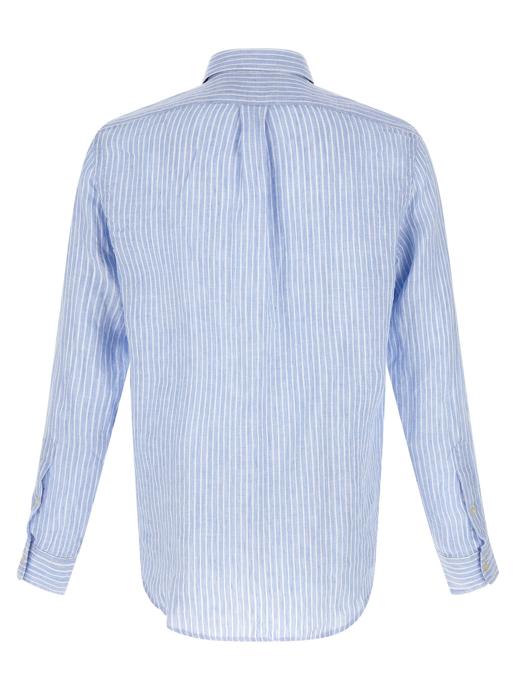 Polo Ralph Lauren Blaue Leinenbluse