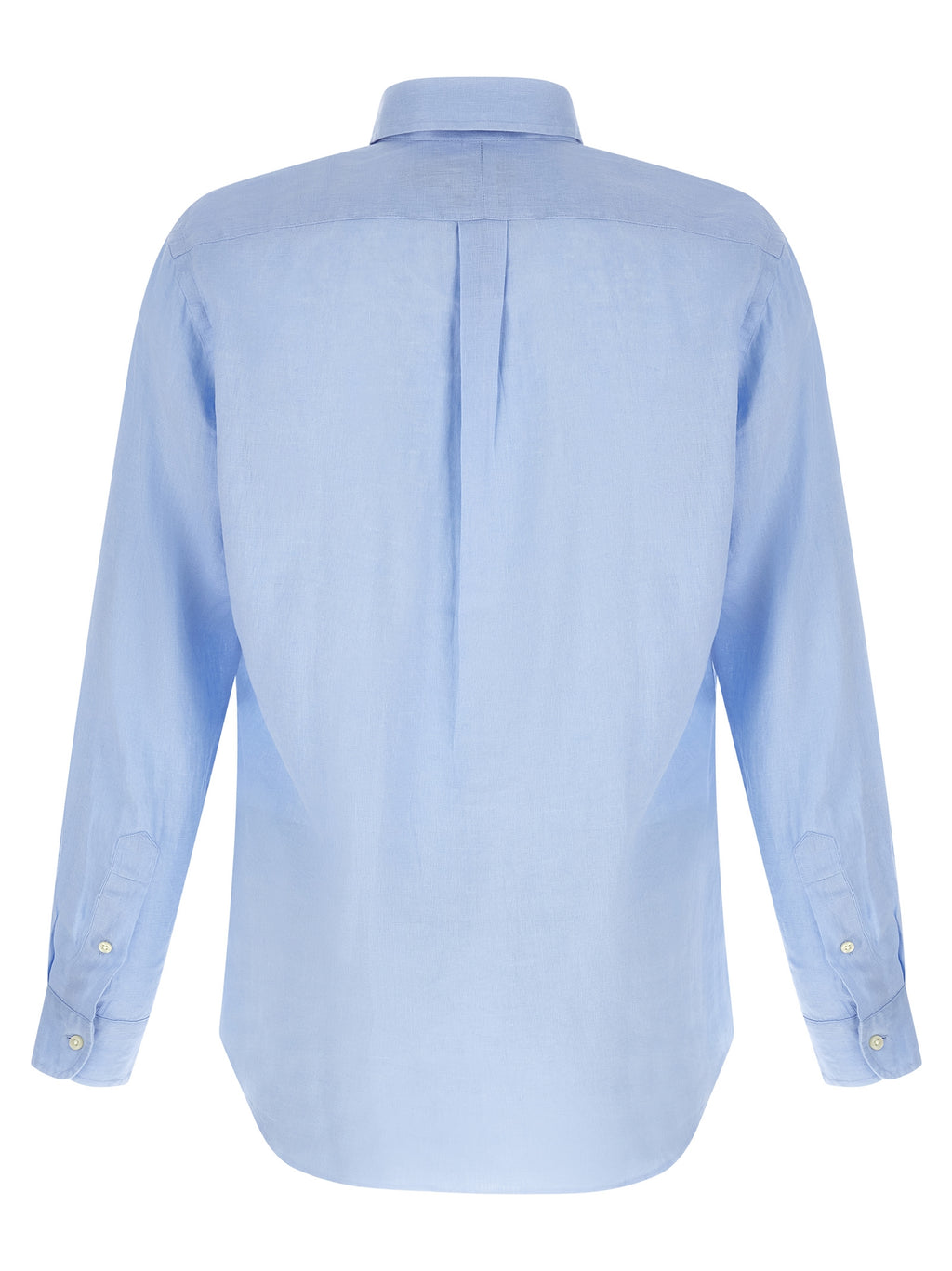 Polo Ralph Lauren Blaue Leinenbluse