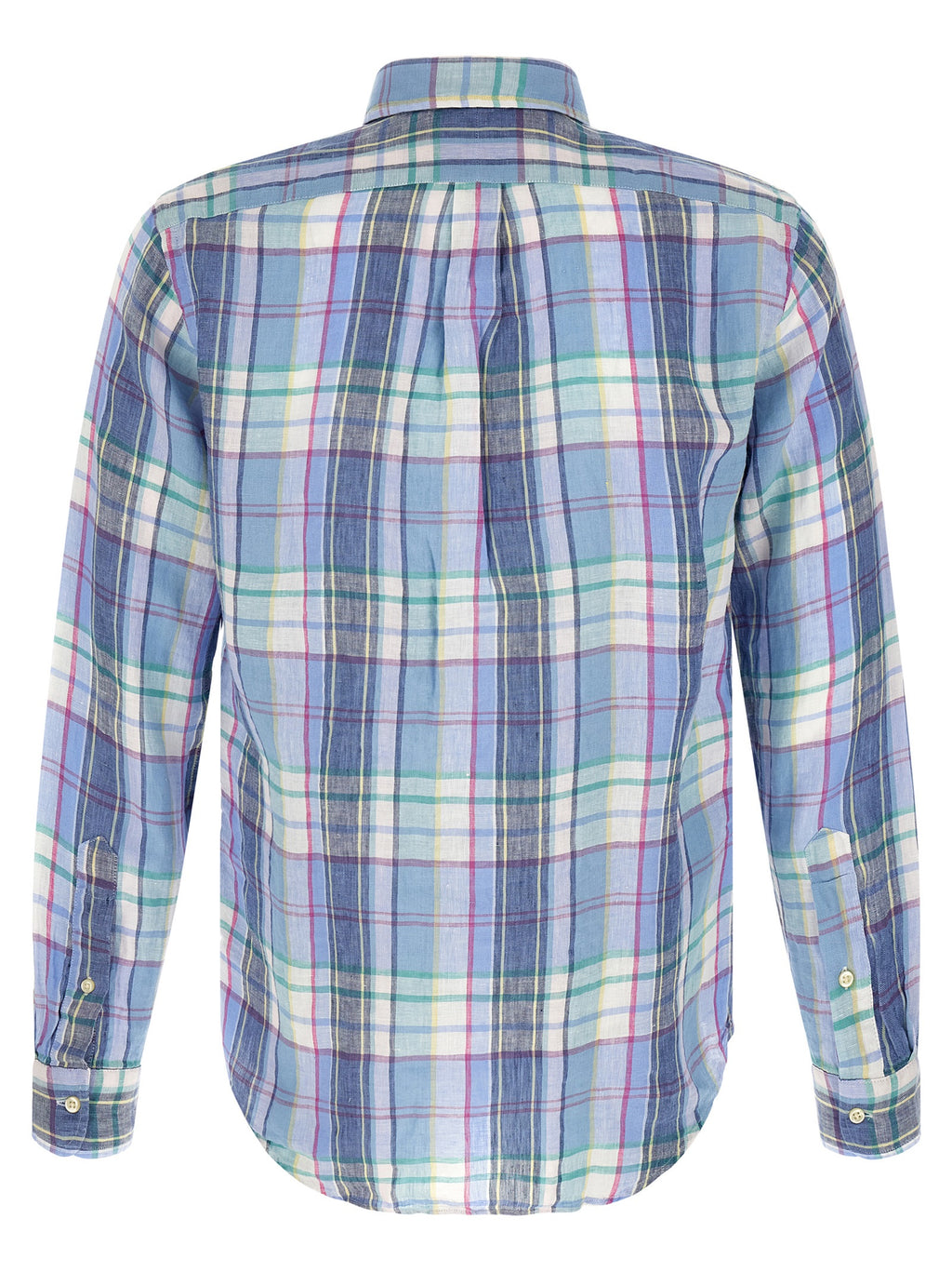 Polo Ralph Lauren Blaue Leinenbluse