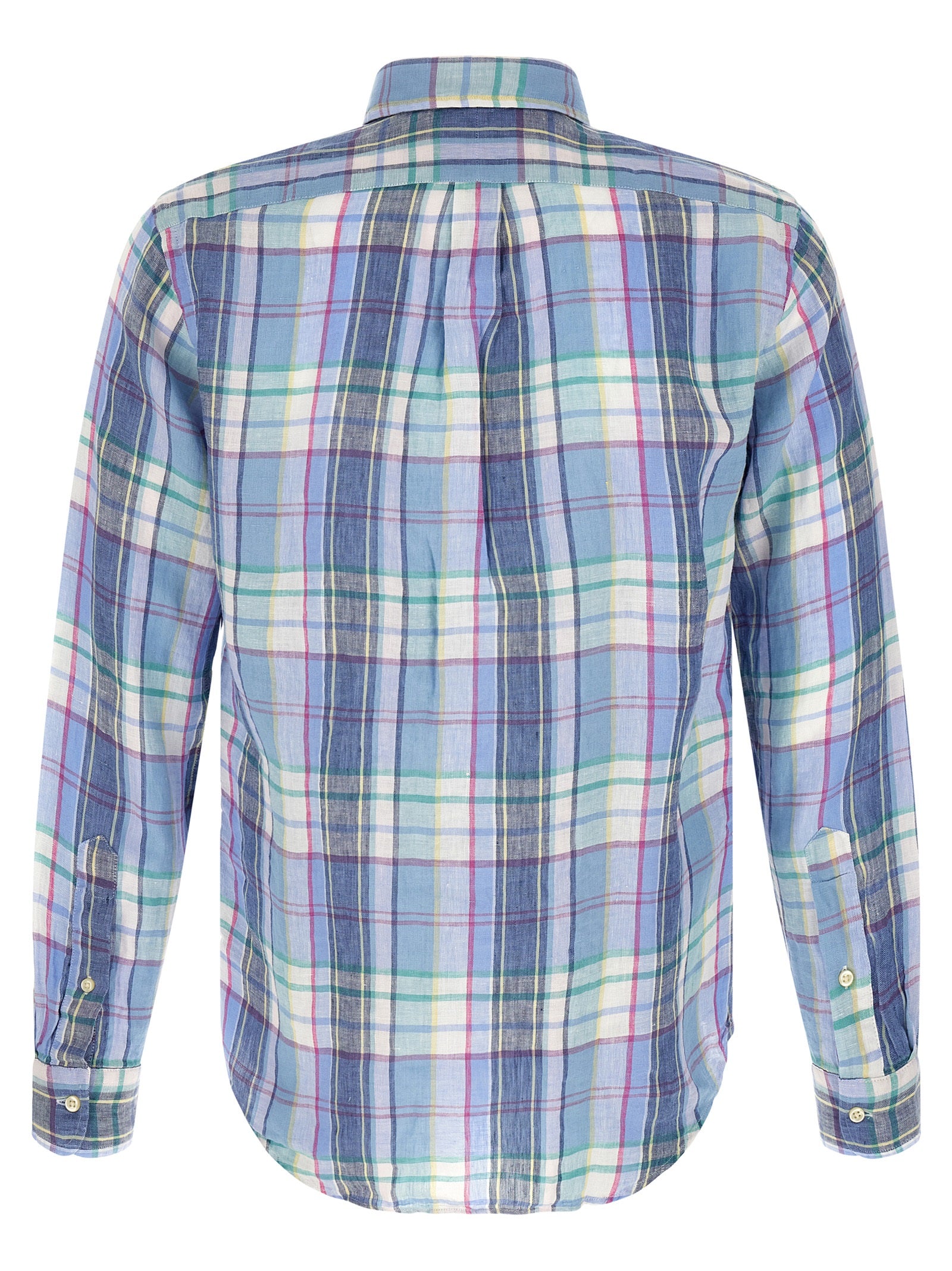 Polo Ralph Lauren Blaue Leinenbluse