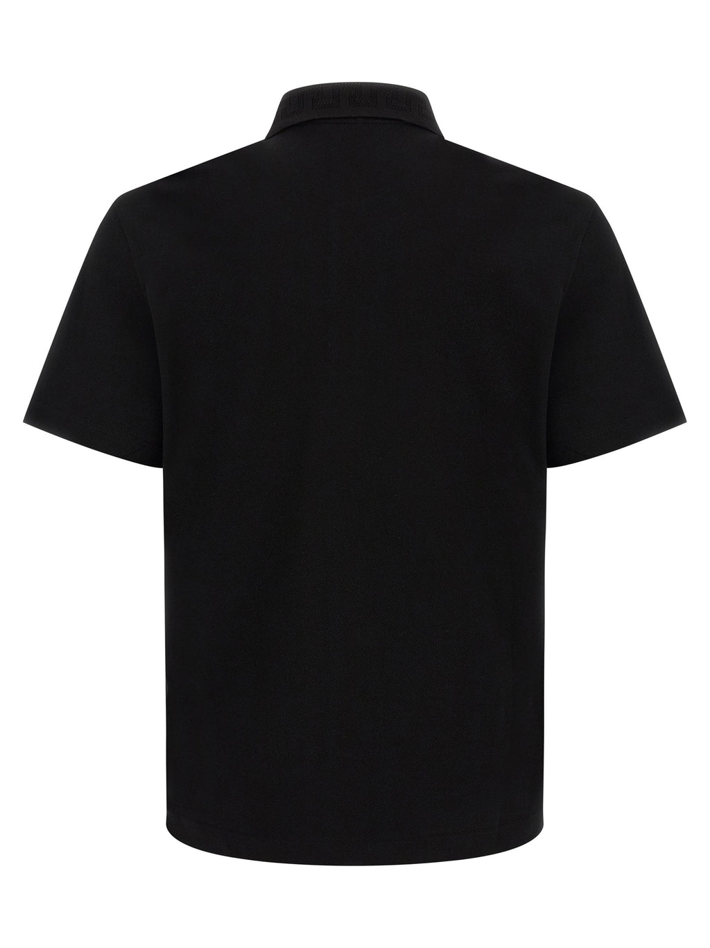Versace Schwarzes Baumwoll-Poloshirt