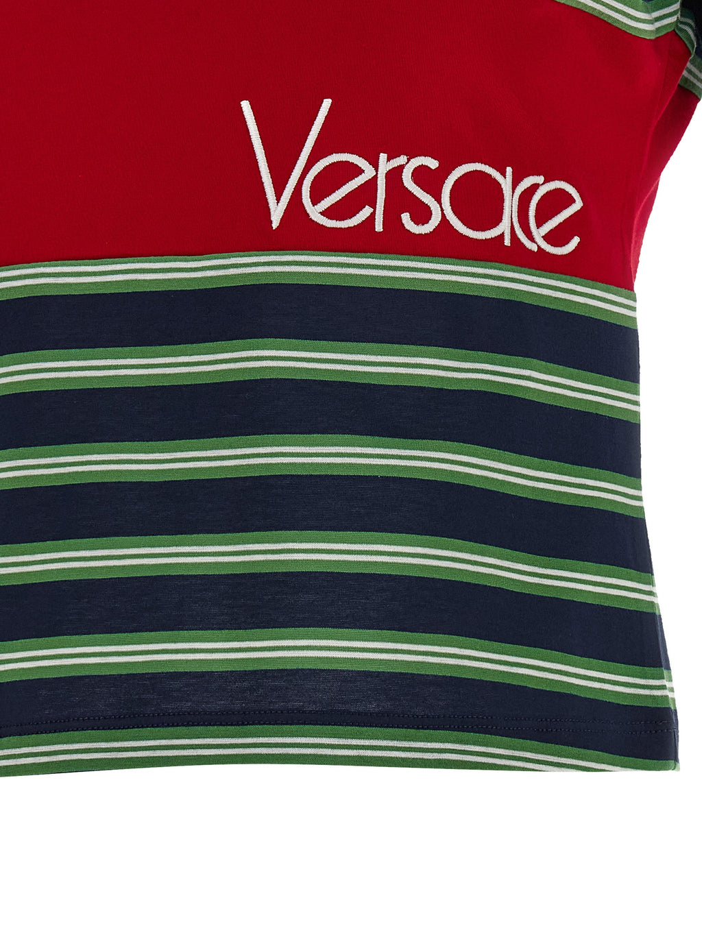 Versace Mehrfarbiges Baumwoll-T-Shirt