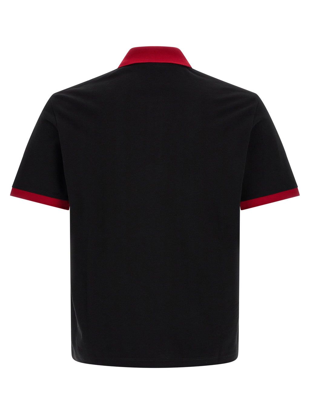 Versace Schwarzes Baumwoll-Poloshirt