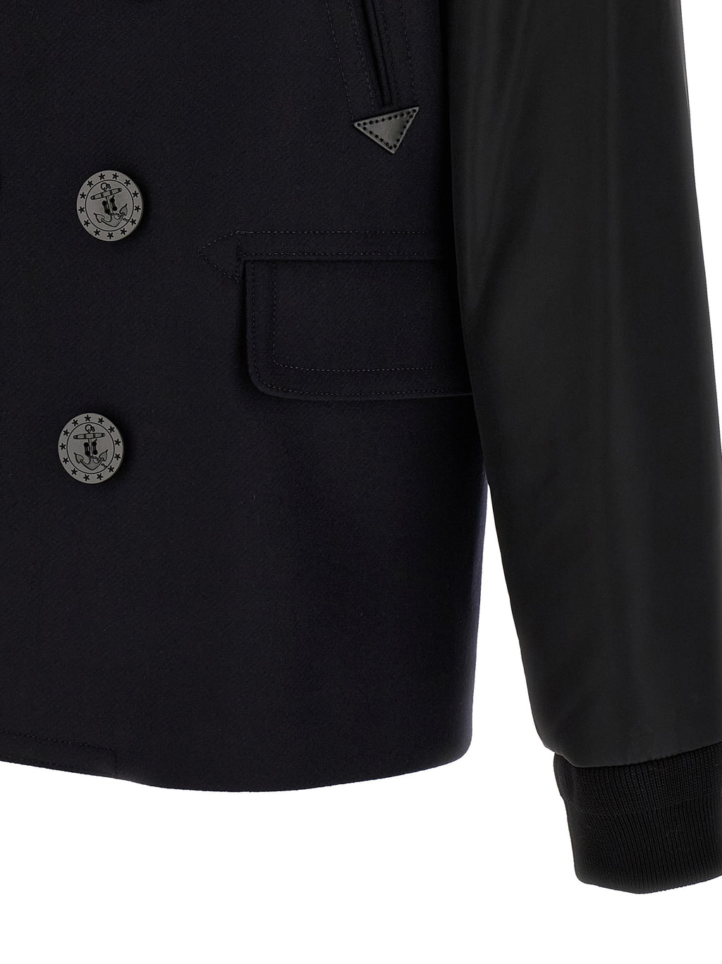 Dsquared² Blauer Wollmantel