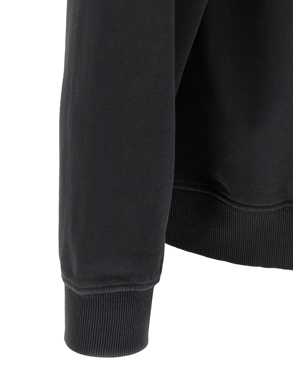 Diesel Schwarzer Baumwoll-Sweatshirt