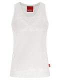 Diesel Weiße Baumwoll-Tanktops