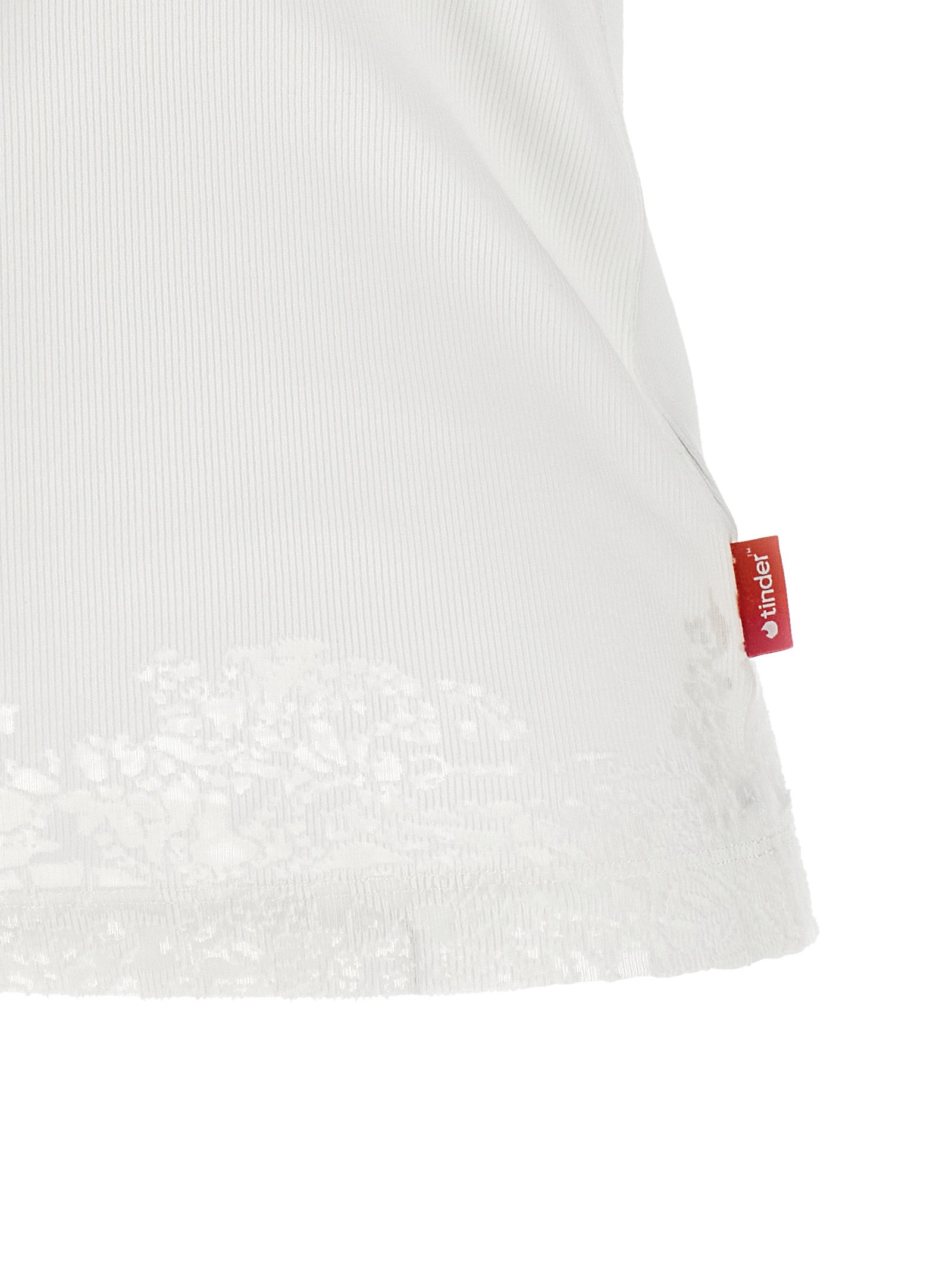 Diesel Weiße Baumwoll-Tanktops