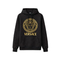 Versace Schwarzer Baumwoll-Hoodie