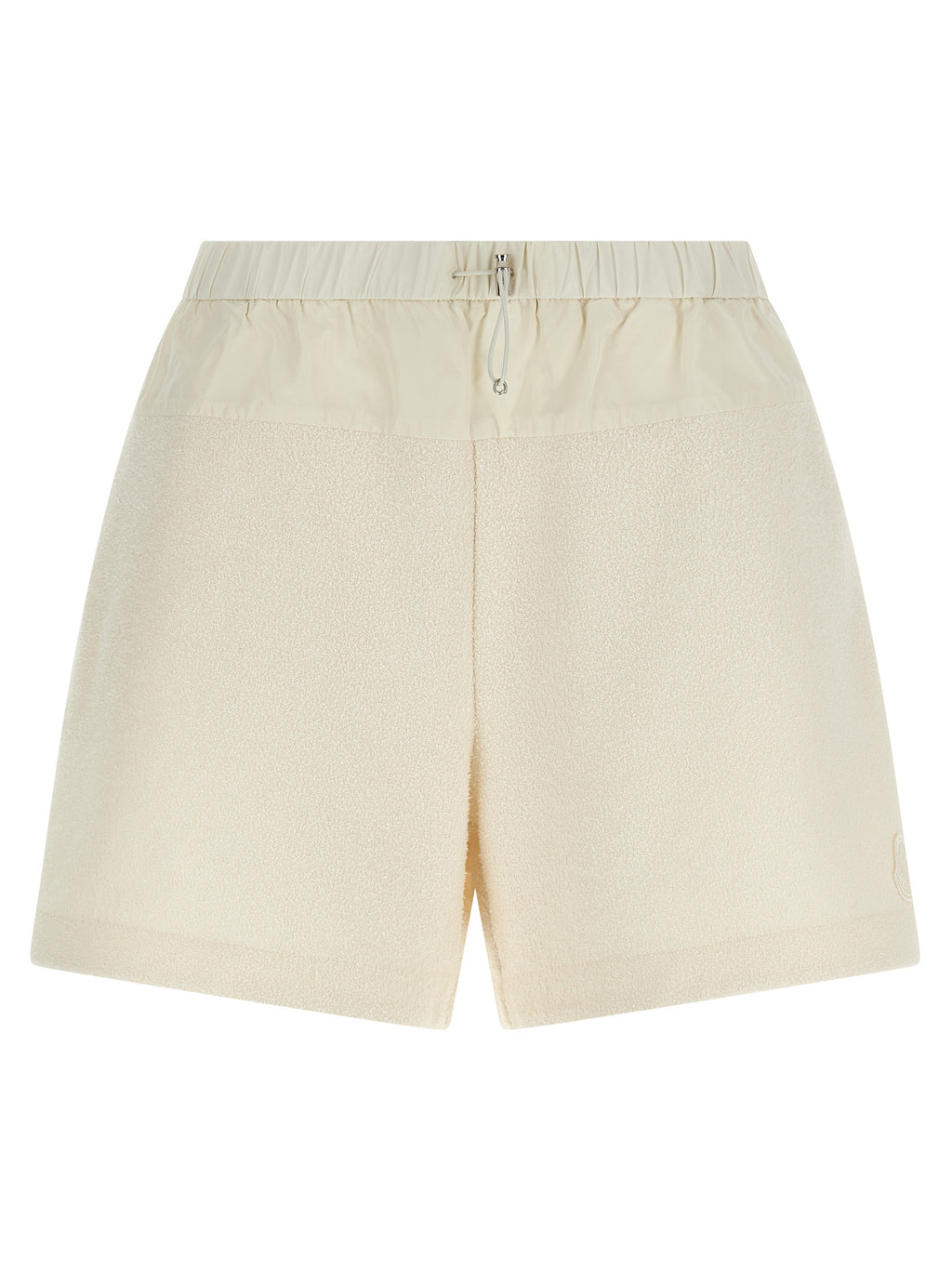 Moncler Weiße Bermuda-Shorts aus Polyester
