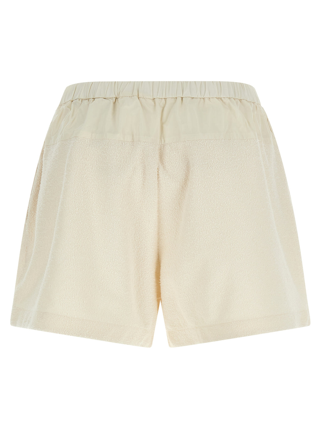 Moncler Weiße Bermuda-Shorts aus Polyester