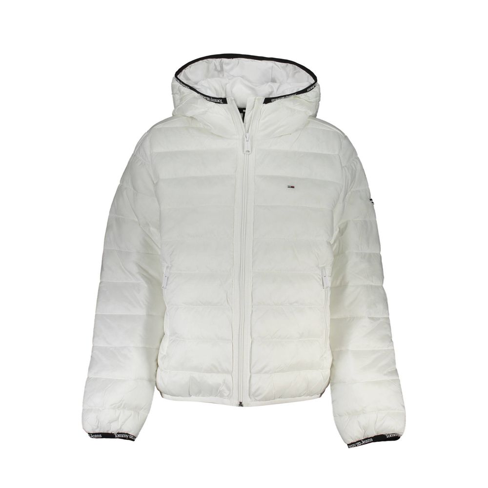 Tommy Hilfiger Damenjacke aus Polyester in Bianco