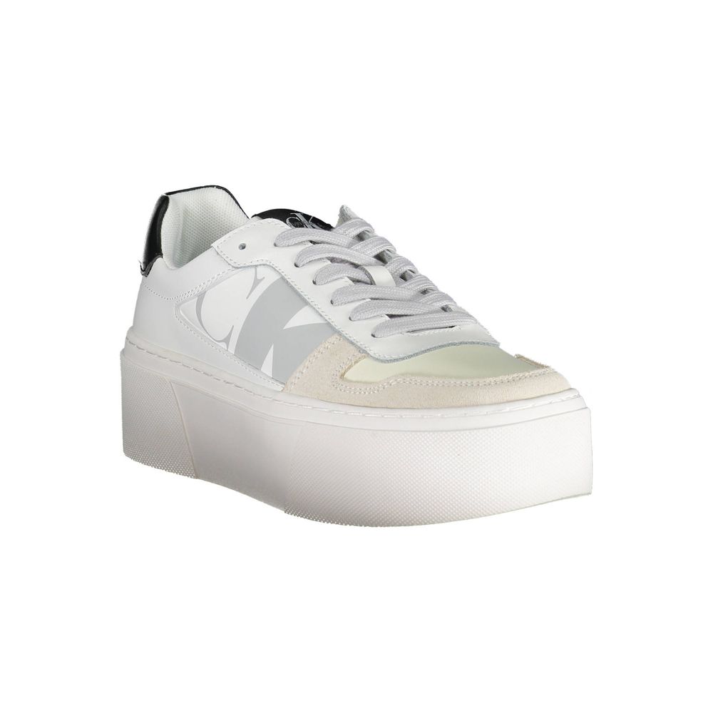 Calvin Klein Weiße Damen-Sneaker aus Polyester