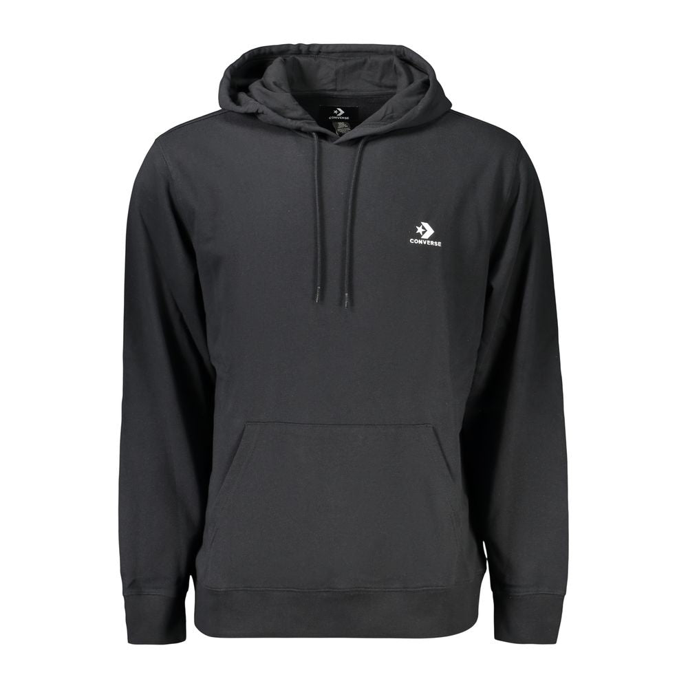 Converse Schwarzer Herren-Hoodie aus Baumwolle