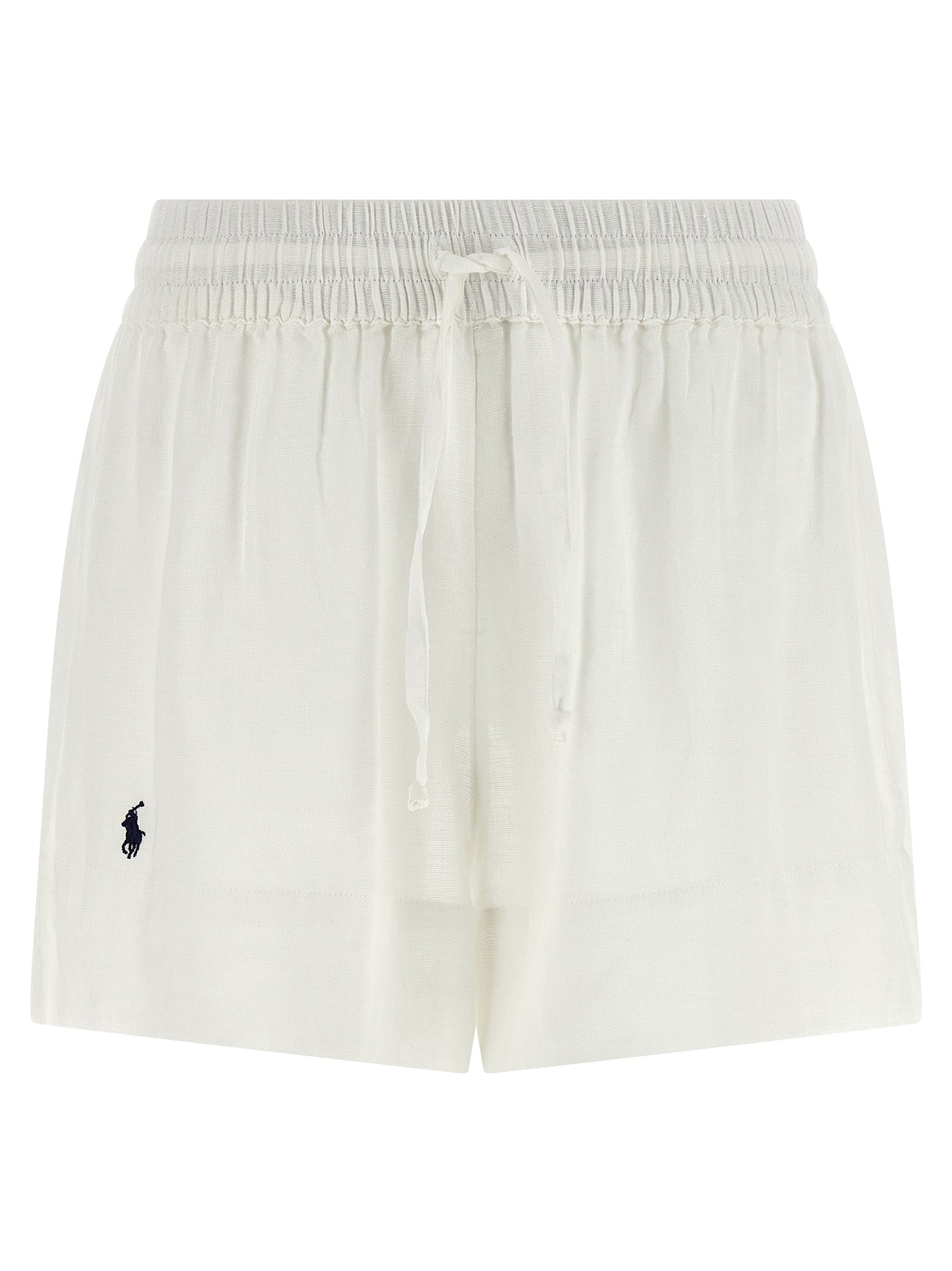Polo Ralph Lauren Weiße Bermuda-Shorts aus Bio-Baumwolle