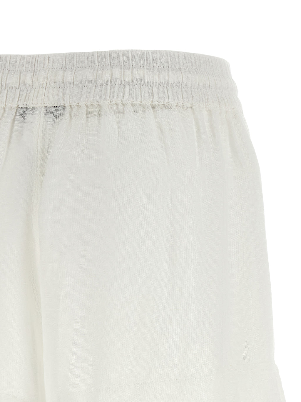 Polo Ralph Lauren Weiße Bermuda-Shorts aus Bio-Baumwolle