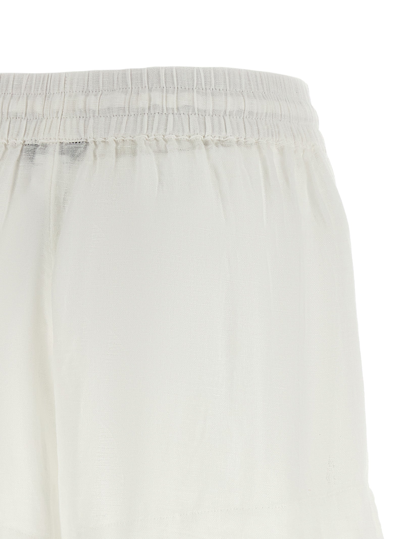 Polo Ralph Lauren Weiße Bermuda-Shorts aus Bio-Baumwolle