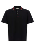 Versace Schwarzes Baumwoll-Poloshirt
