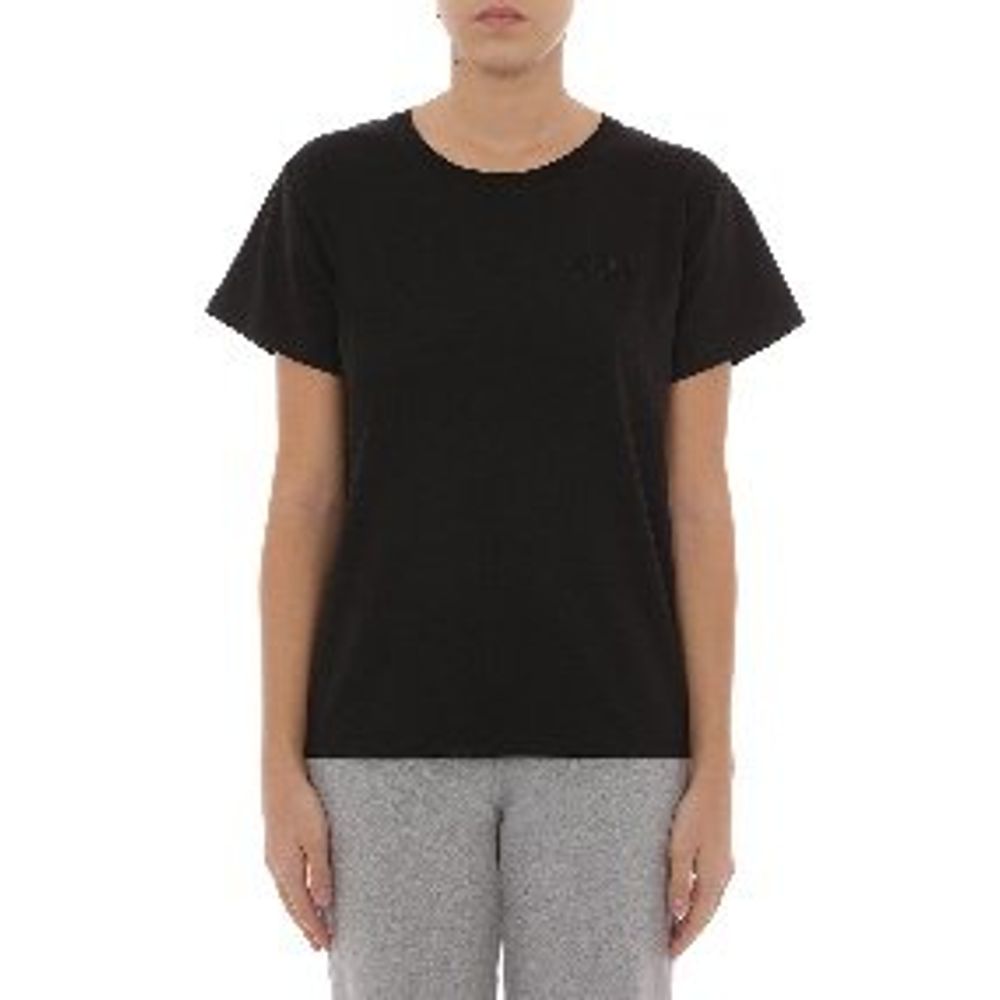 Moschino Schwarzes Baumwoll-T-Shirt