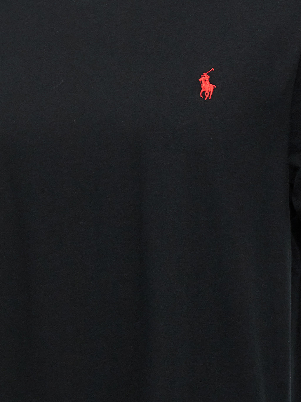 Polo Ralph Lauren Schwarzes Baumwoll-T-Shirt