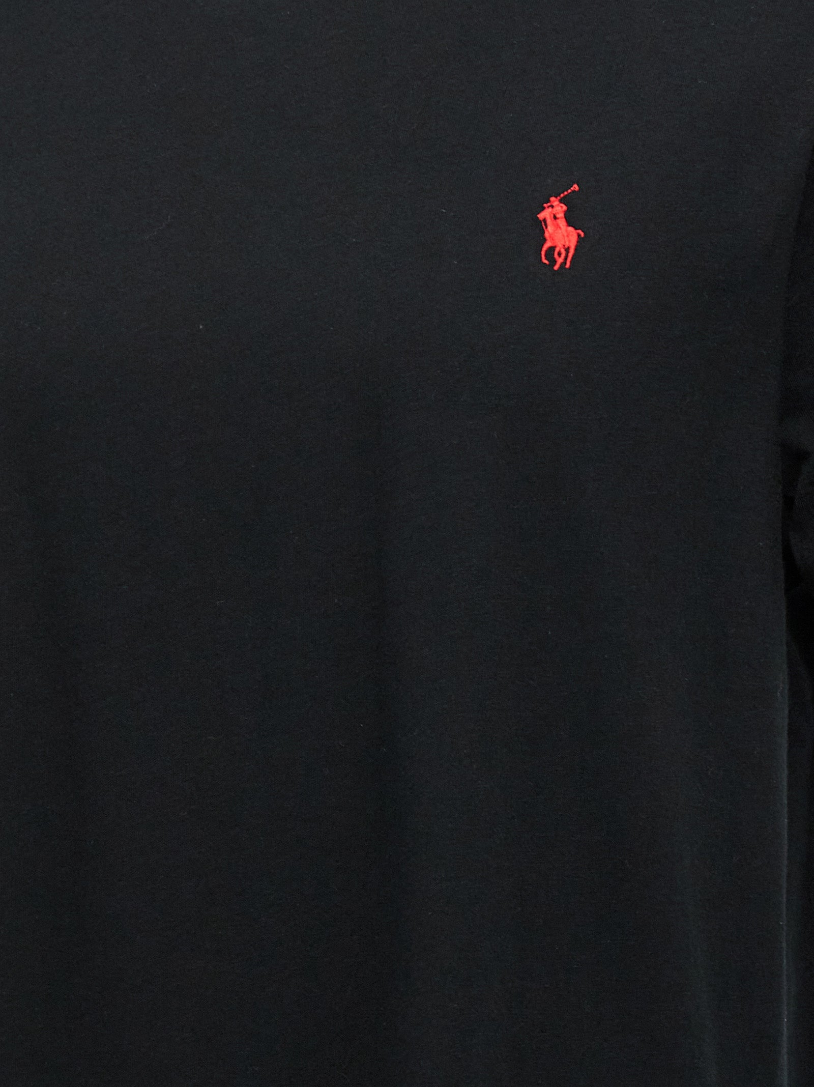 Polo Ralph Lauren Schwarzes Baumwoll-T-Shirt