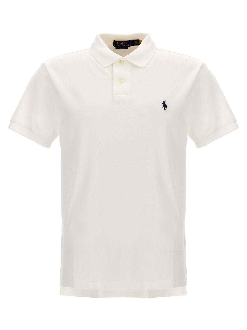 Polo Ralph Lauren Weißes Poloshirt aus Baumwolle