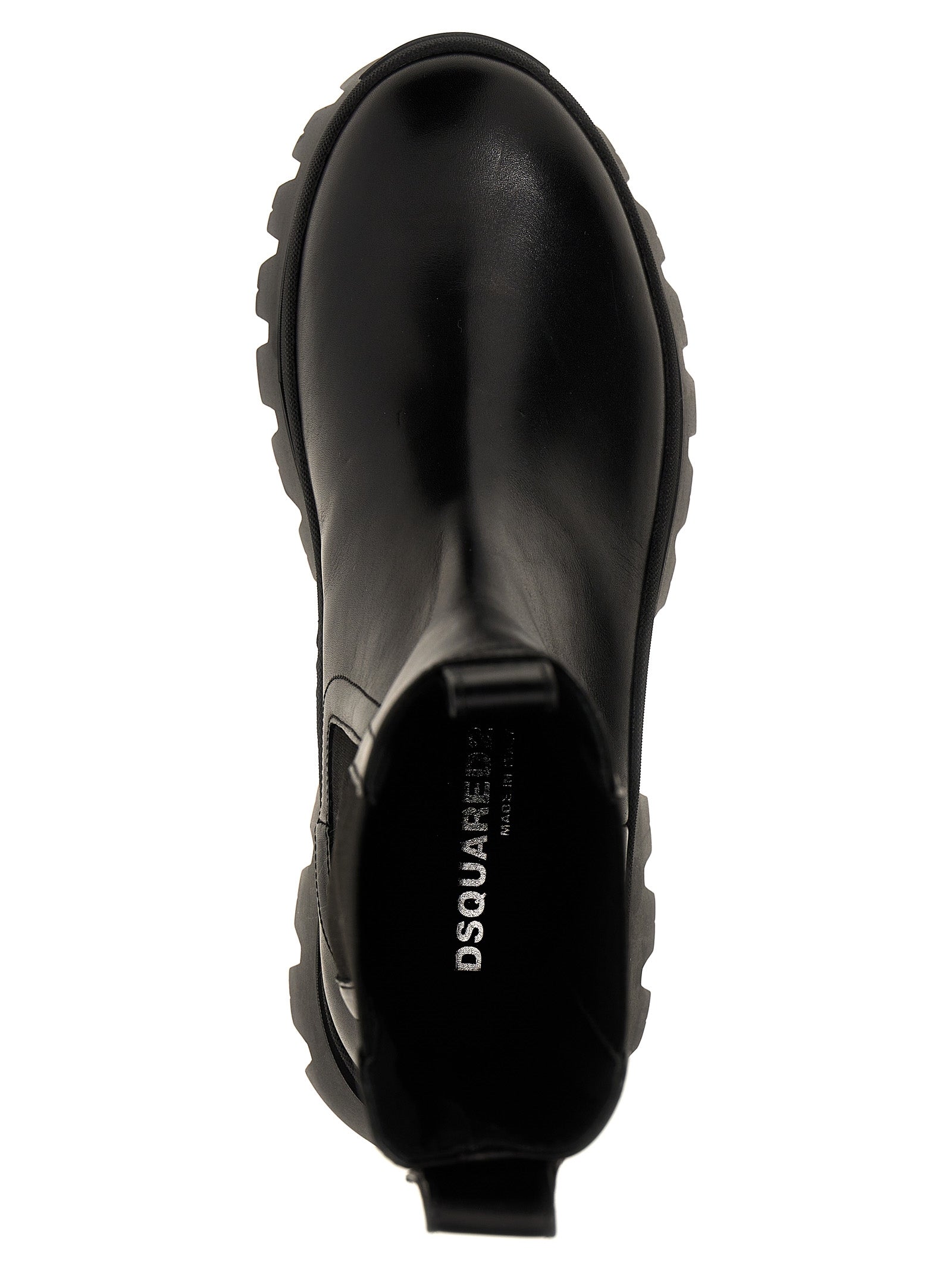 Dsquared² Schwarze Stiefeletten aus Kalbsleder