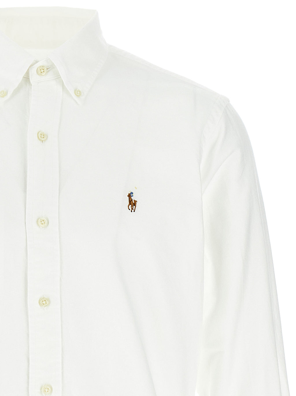 Polo Ralph Lauren Weiße Baumwollbluse