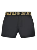 Versace Mehrfarbige Polyester-Badeshorts