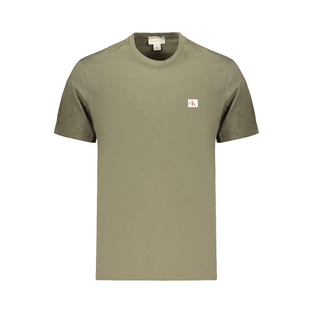 Calvin Klein Grünes Baumwoll-T-Shirt für Herren