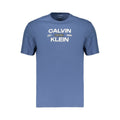 Calvin Klein Blaues Baumwoll-T-Shirt für Herren