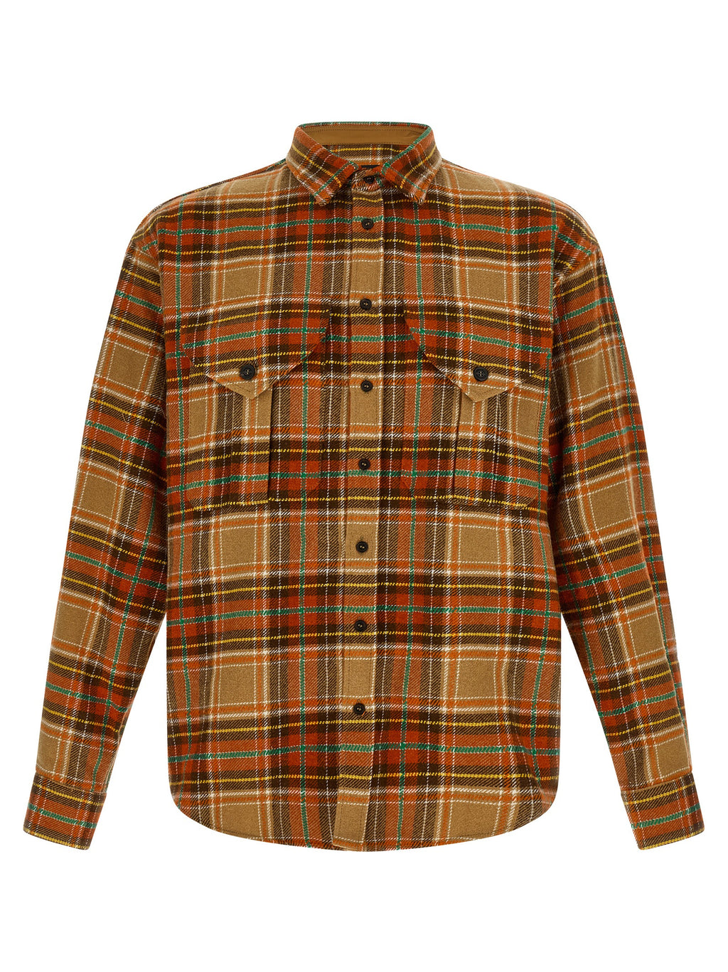 Dsquared² Orange Marabou Bluse