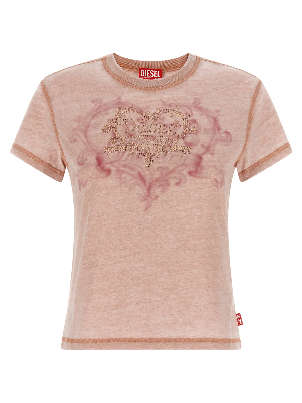 Diesel Mehrfarbiges Polyester-T-Shirt