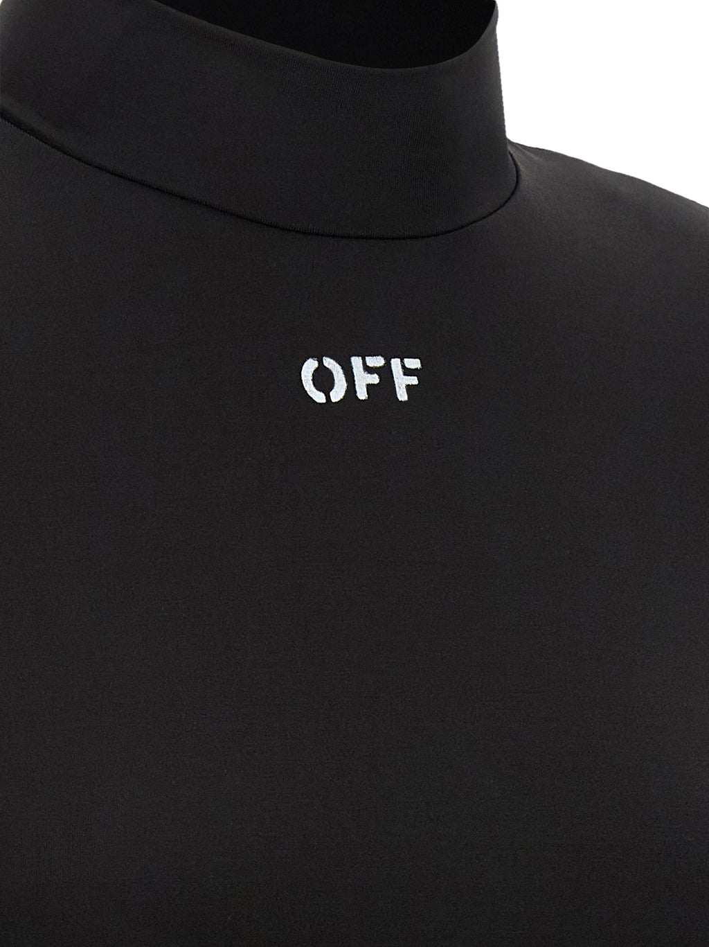Off-White Schwarzes Hemd aus Acetat