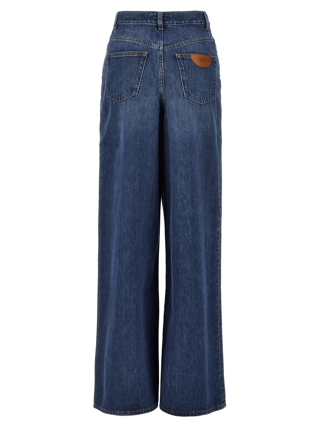 Chloé Blaue Baumwolljeans Denim