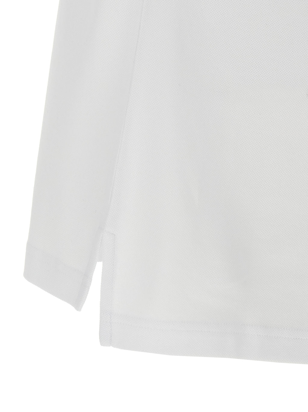 Moschino Weißes Poloshirt aus Baumwolle