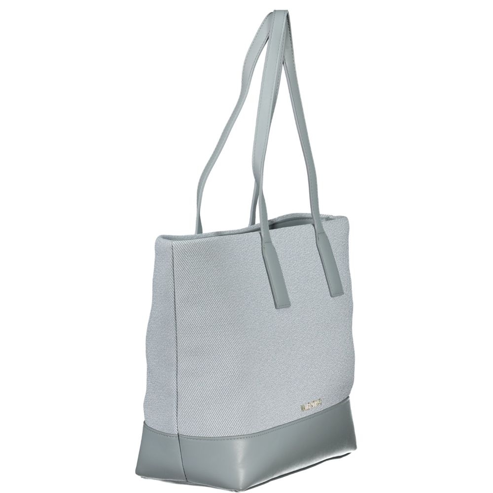 Mario Valentino Blaue Damenhandtasche aus Polyurethan
