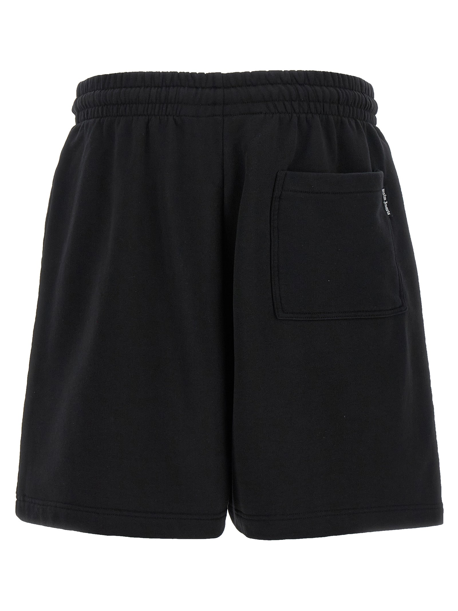 Palm Angels Schwarze Baumwoll-Bermudashorts