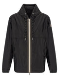 Moncler Schwarze Polyamid-Shell-Jacke
