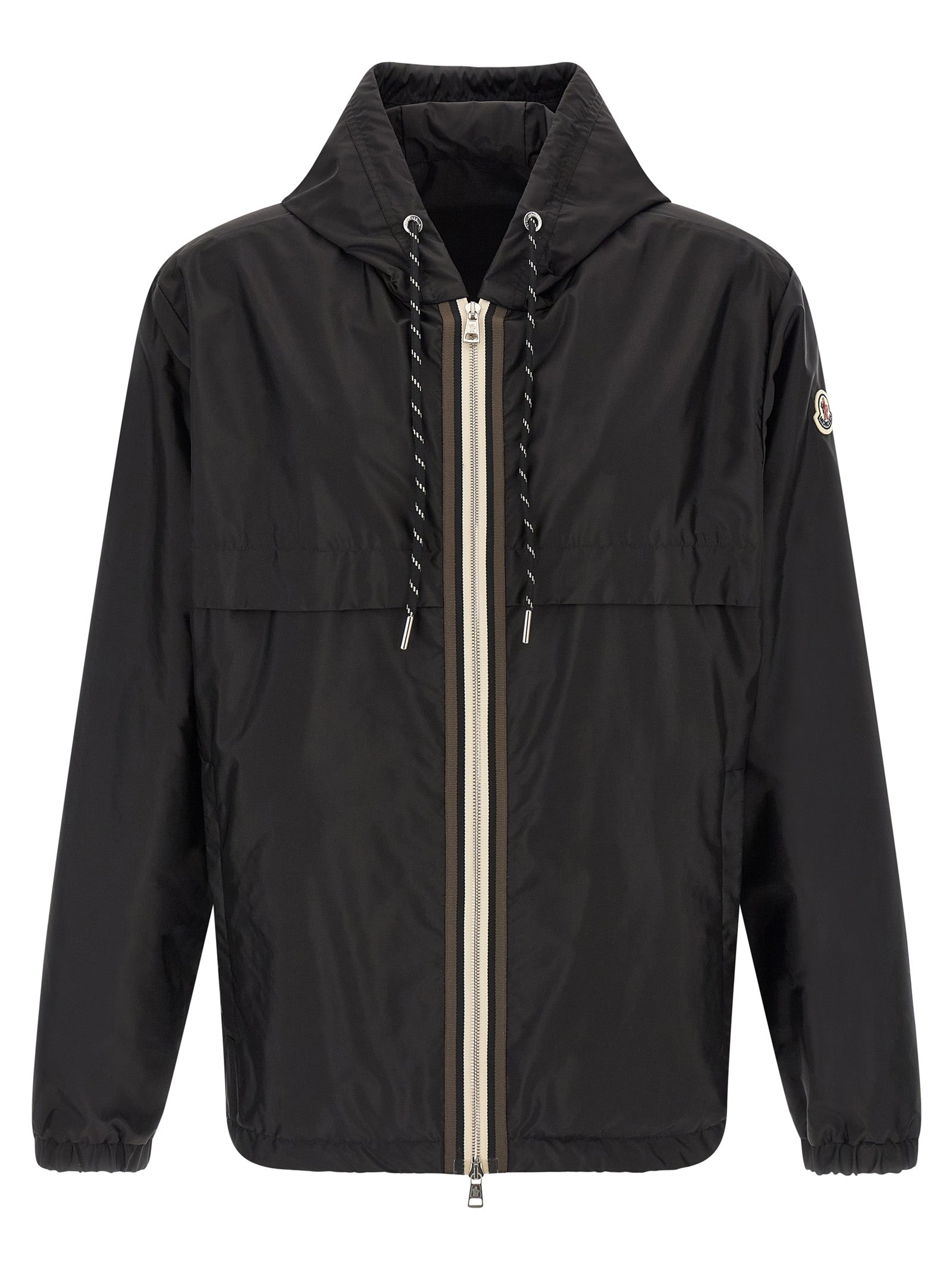 Moncler Schwarze Polyamid-Shell-Jacke