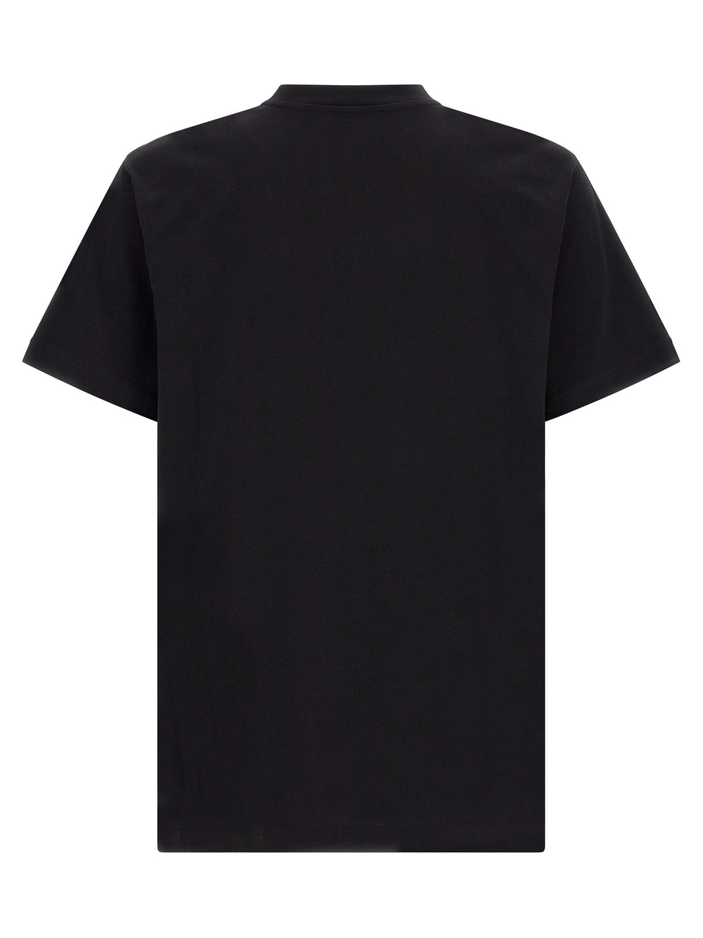 Moschino Schwarzes Baumwoll-T-Shirt
