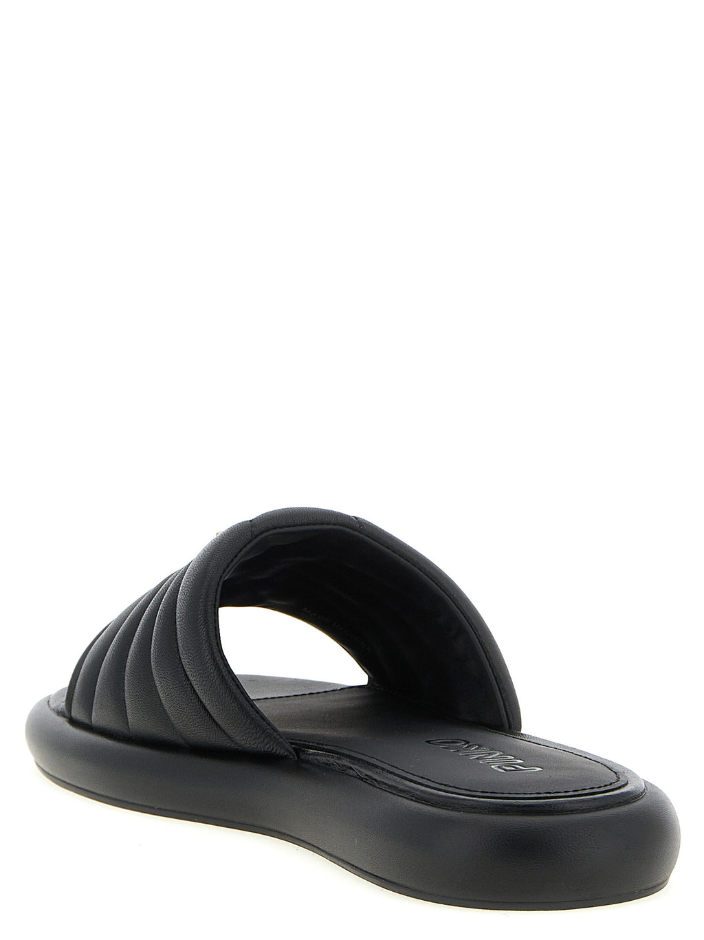 PINKO Schwarze Lammleder-Slipper