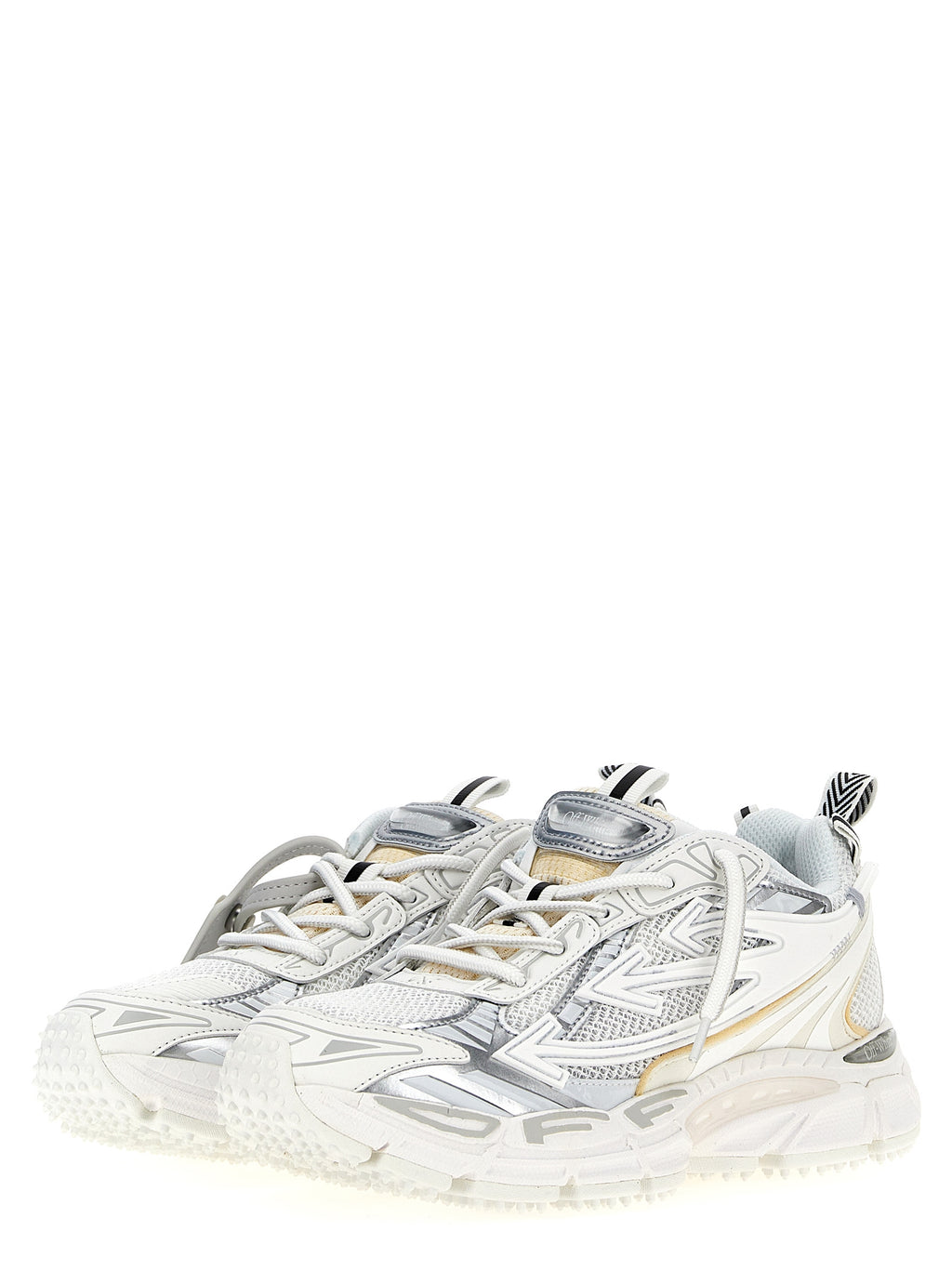 Off-White Weiße Sneaker aus Polyethylen