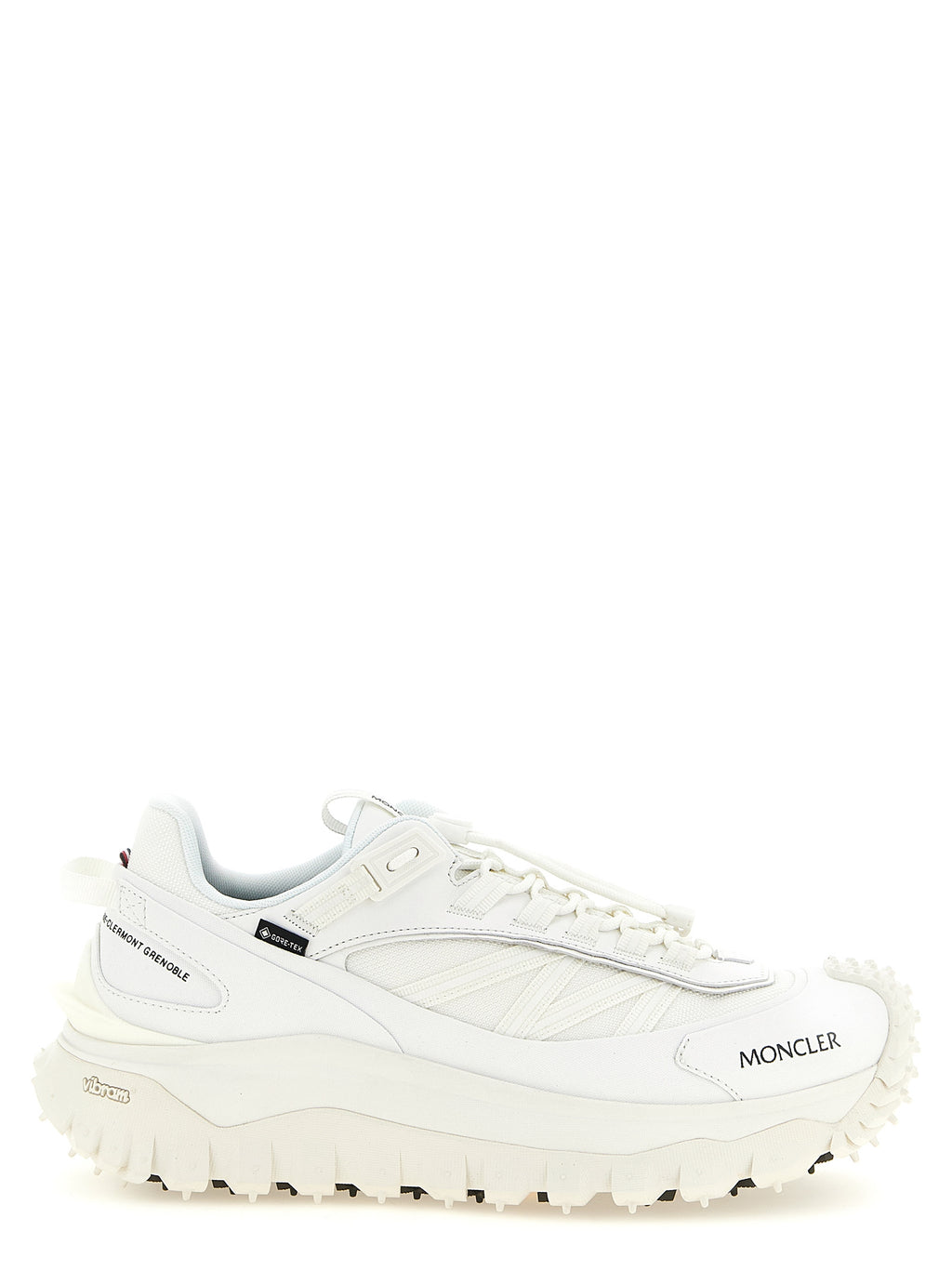 Moncler Weiße Leder-Athletic-Sneaker