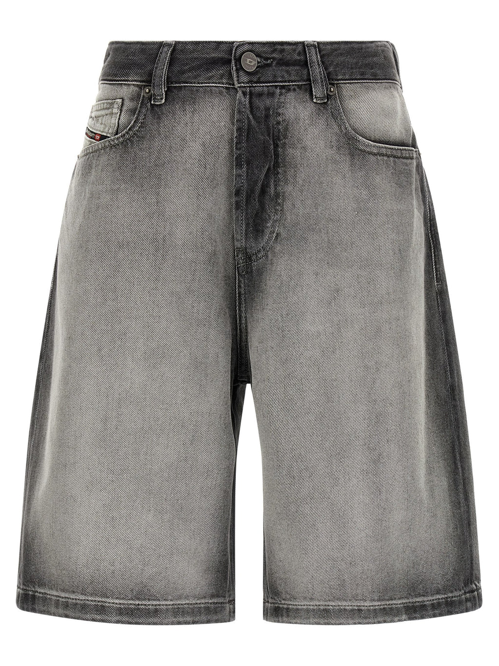 Diesel Graue Cargoshorts aus Baumwolle