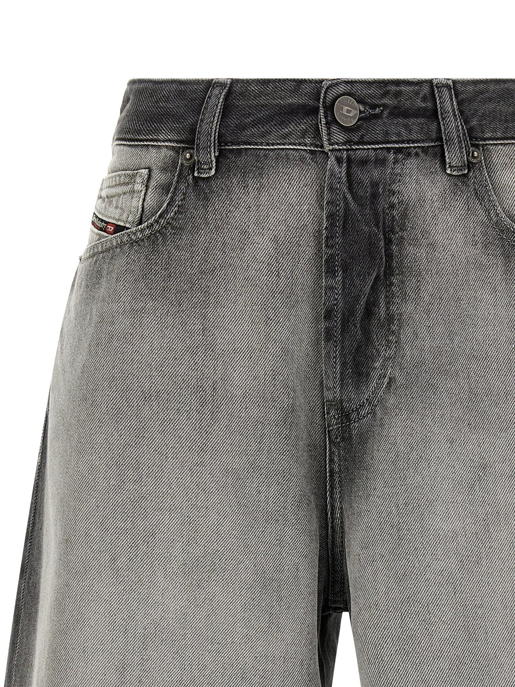 Diesel Graue Cargoshorts aus Baumwolle