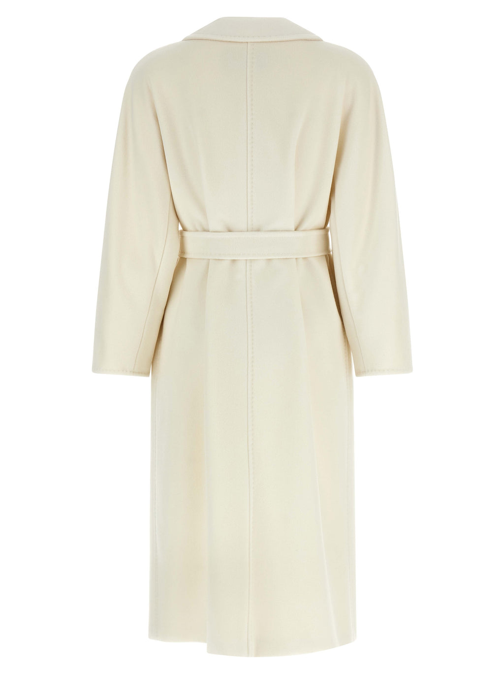Max Mara Mantel aus weißer Schurwolle