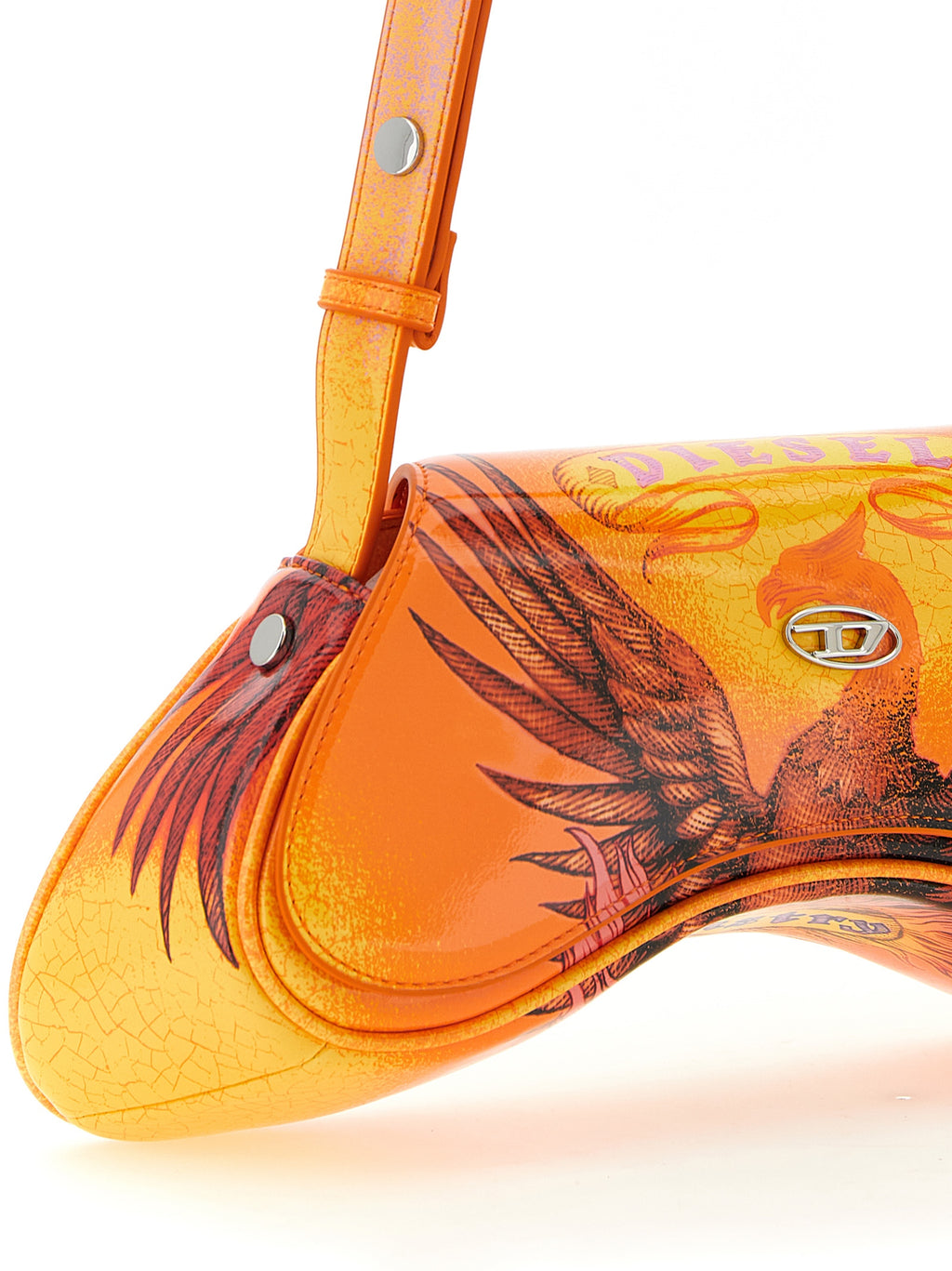 Diesel Orange Polyethylen Umhängetasche