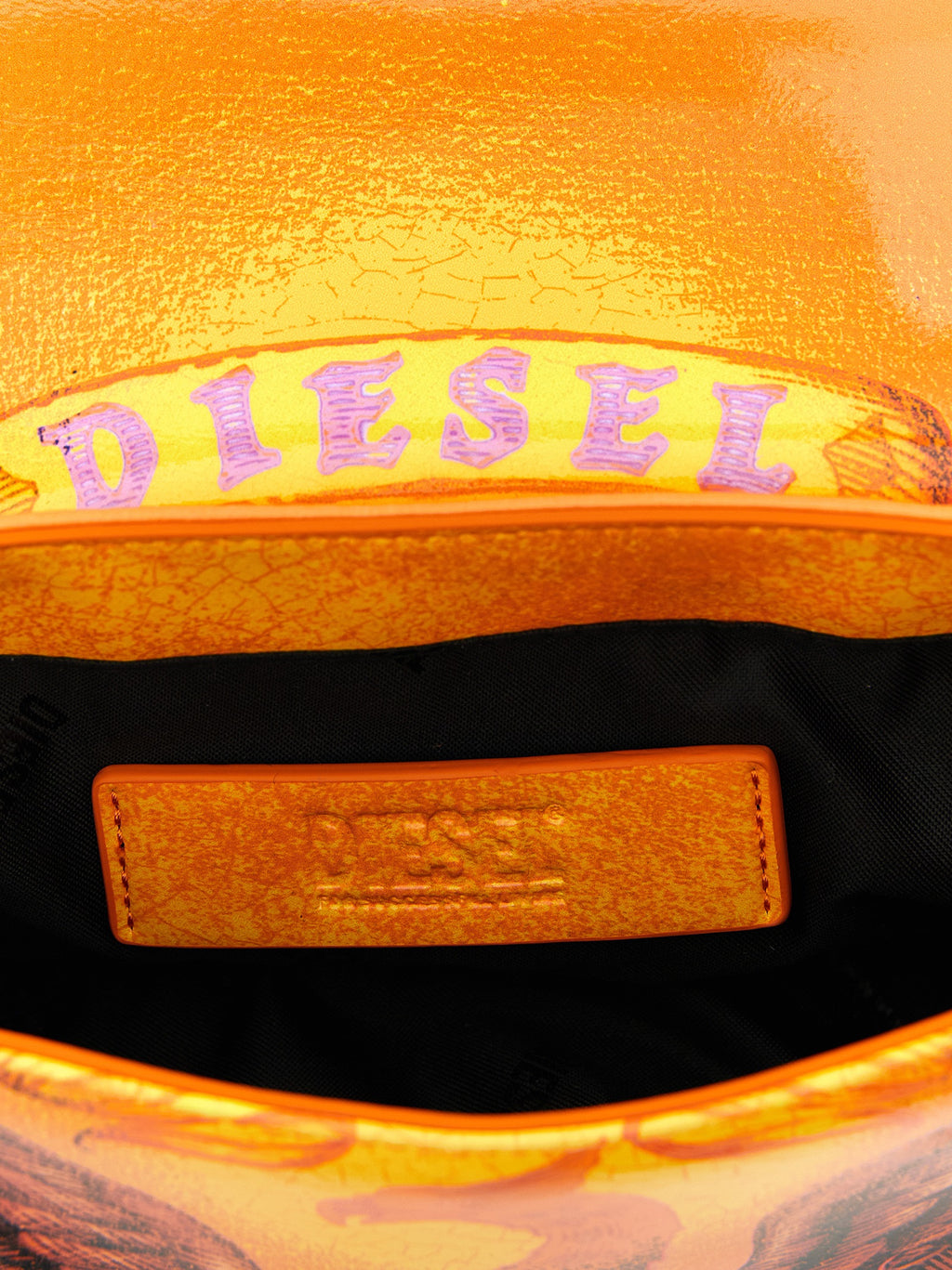 Diesel Orange Polyethylen Umhängetasche