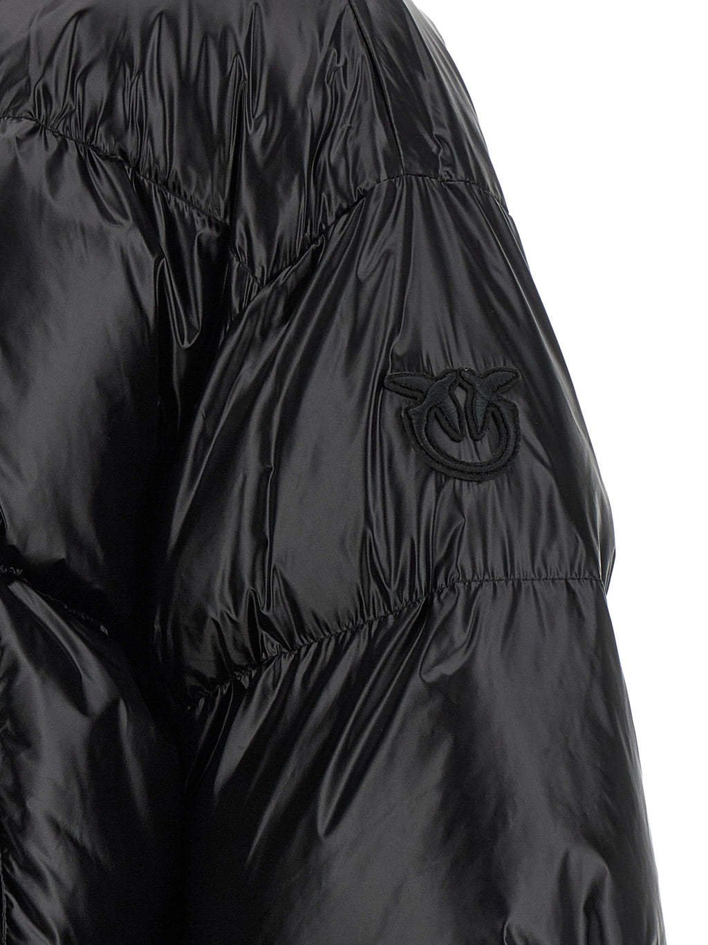 PINKO Schwarze Polyamid-Shell-Jacke