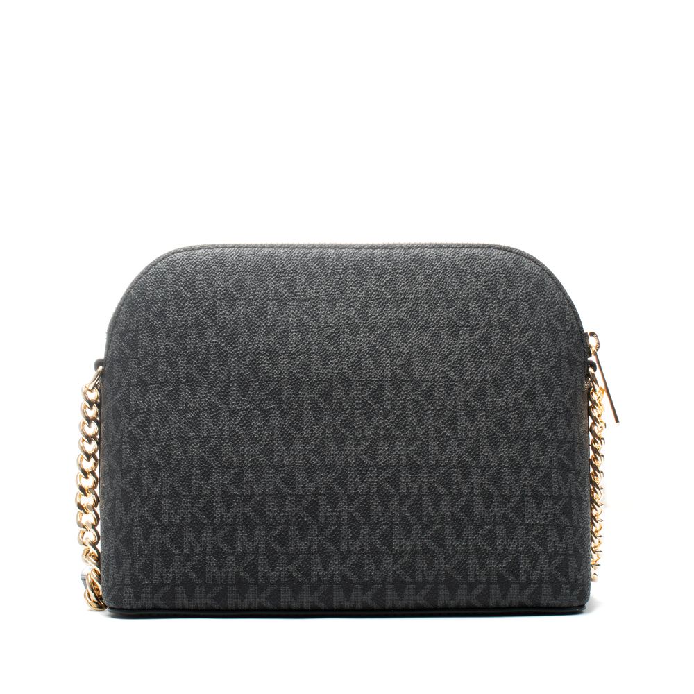 Michael Kors Schwarze Leder Umhängetasche